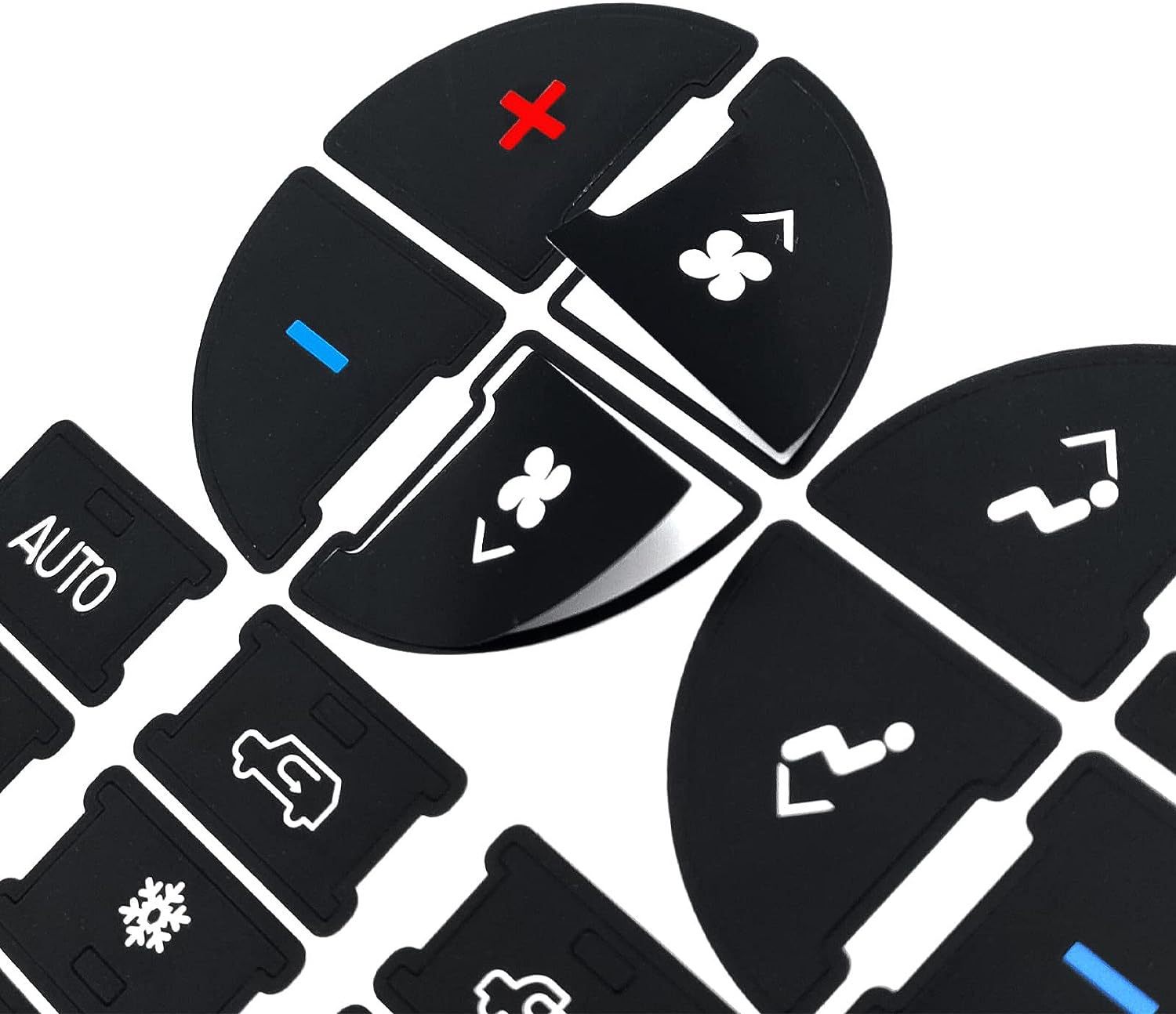 Car Dashboard Ac Button Repair Kit Sticker For Air Conditioning_voghion.com