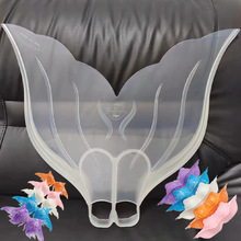 厂家直销Mermaidfina专业美人鱼训练自由潜单蹼游泳橡胶澳洲脚蹼