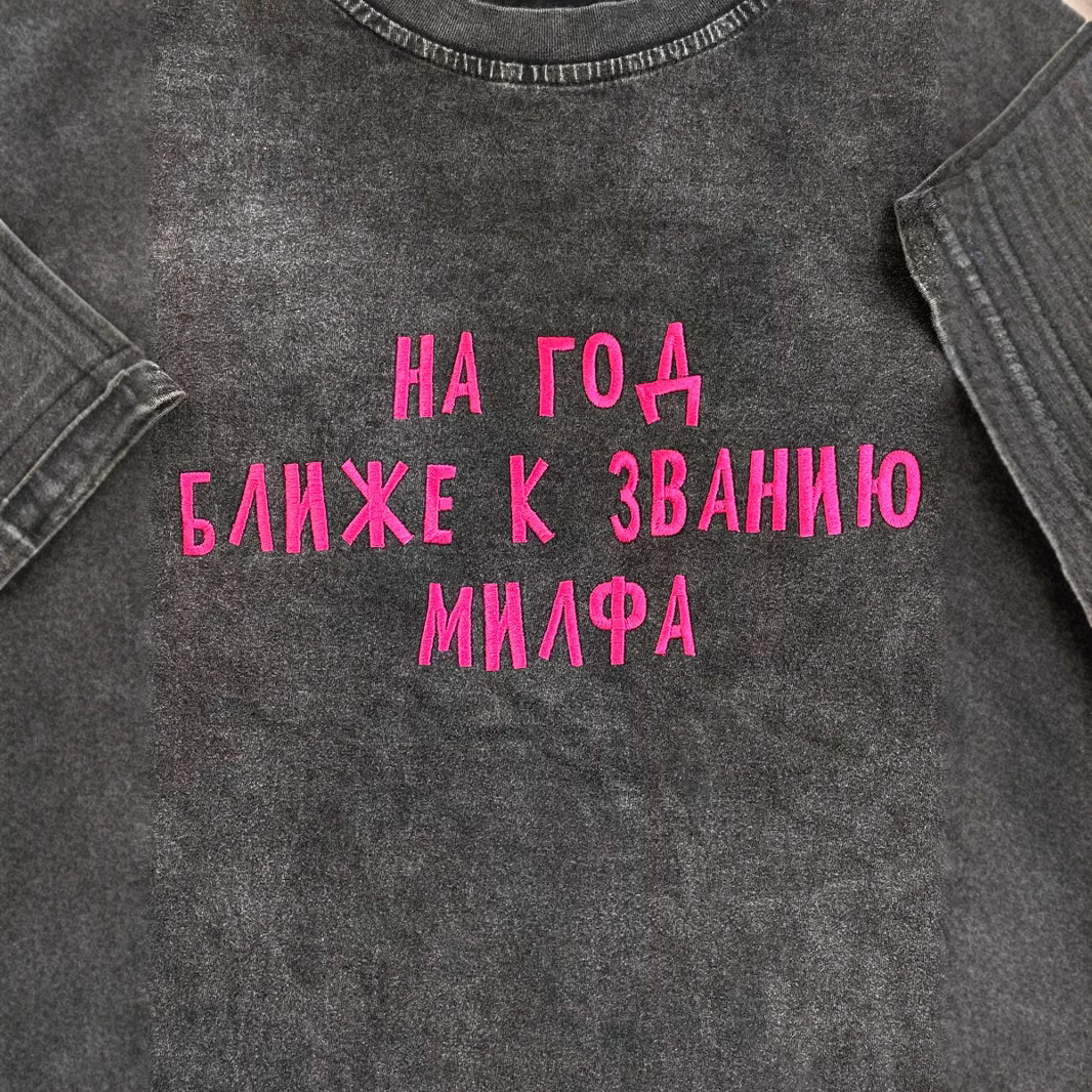 Retro summer cotton fashionable short sleeve T-shirt