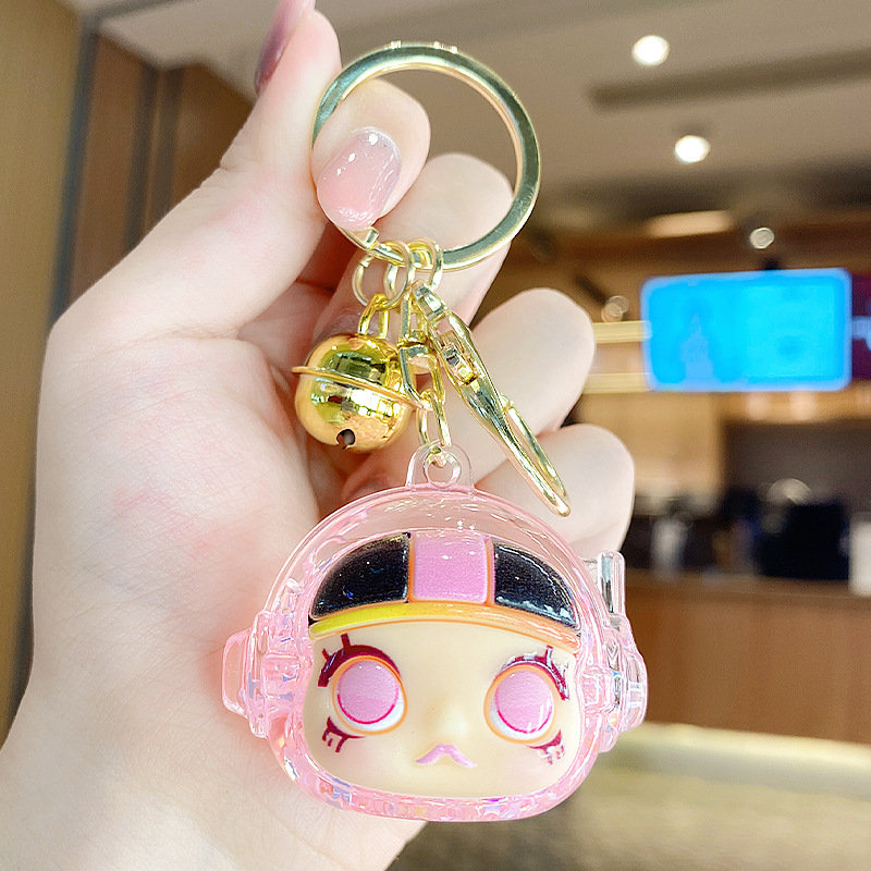 우주인 키링 - 핑크