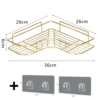 Gold plated + 2 transparent double hooks (kraft paper box)