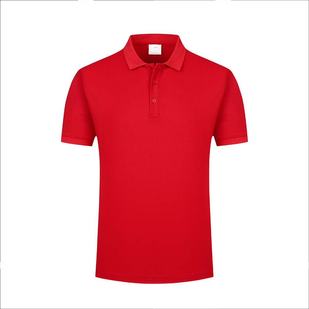 Camiseta de lana larga de amoníaco con solapa de algodón polo impresión de manga corta de verano nuevo grupo de hombres y mujeres ropa de trabajo camiseta publicitaria