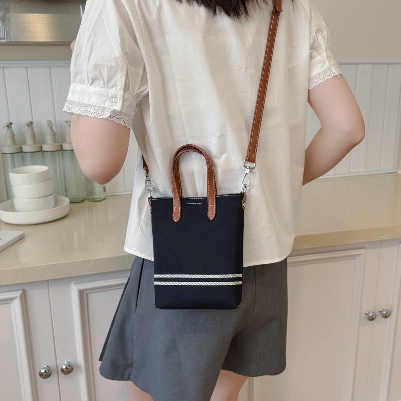 Bolso de cinturón, bolso a rayas, bolso de mujer, estilo coreano, nicho de moda, 2026 nuevo cubo de verano
