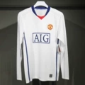 0809 Manchester United away player edition long sleeved