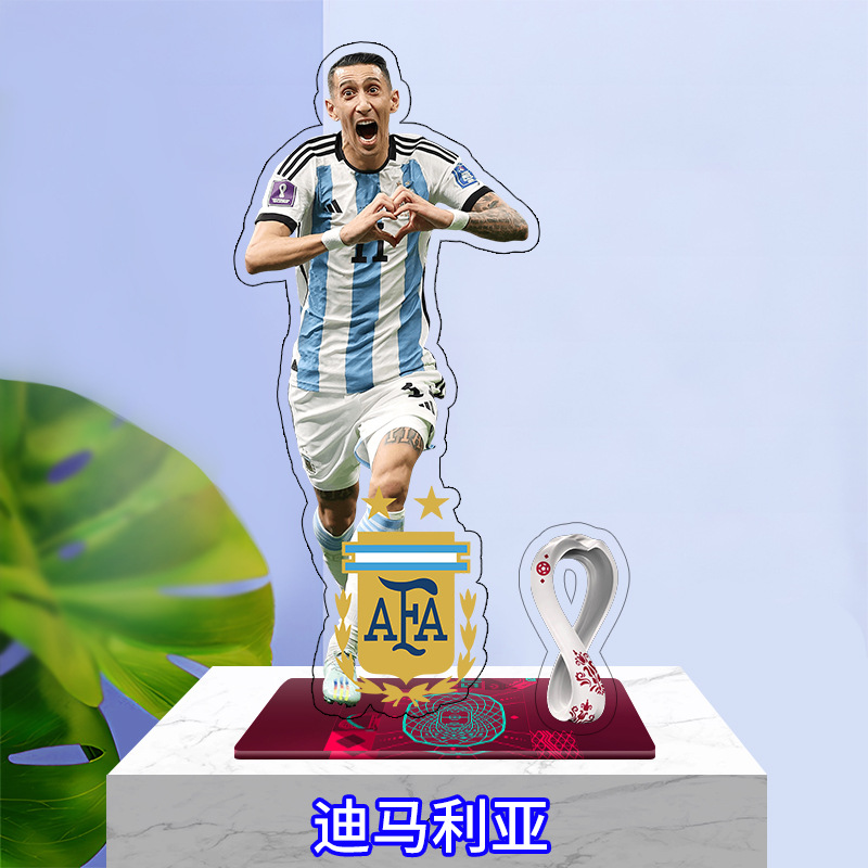 Figura Acrílica de Estrella de Fútbol de Acrílico, para Regalo de Cumpleaños