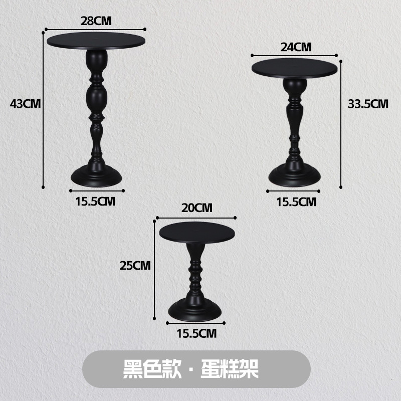 Mesa de postres de boda transfronteriza estante de pastel diseño de banquete bandeja de pastel de hierro forjado europea decoración de fiesta de cumpleaños