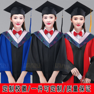 学士服批发 大学毕业学士服男女学院风工科本科文科学位服表演服-阿里巴巴