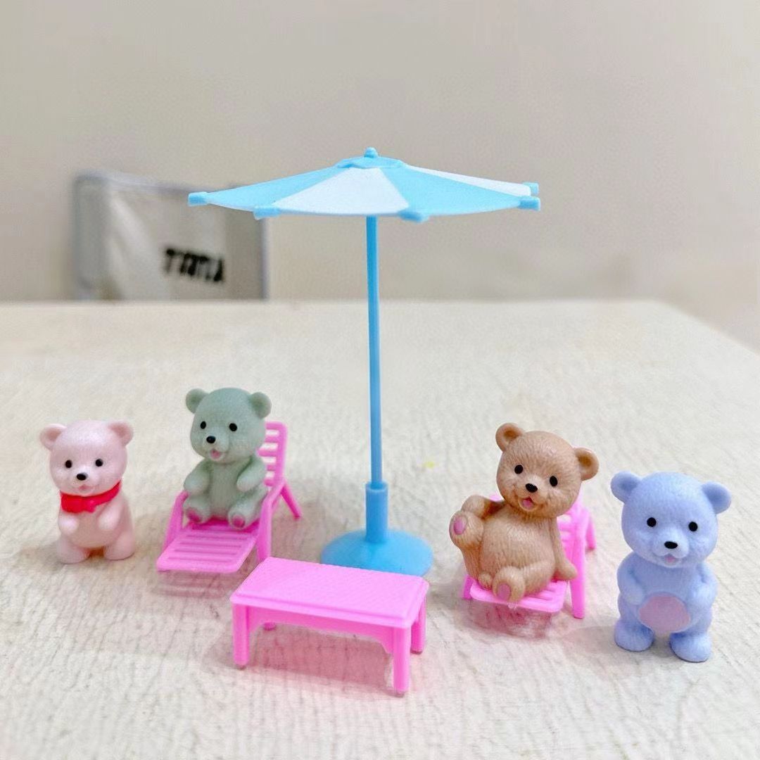儿童过家家场景娃娃玩具套装男孩女孩DIY城堡玩具幼儿园礼品批发