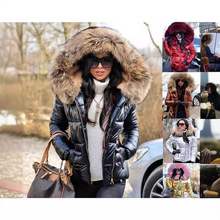 2023外贸秋冬季新款欧美女棉衣羽绒棉服短款连帽女装大码棉衣外套