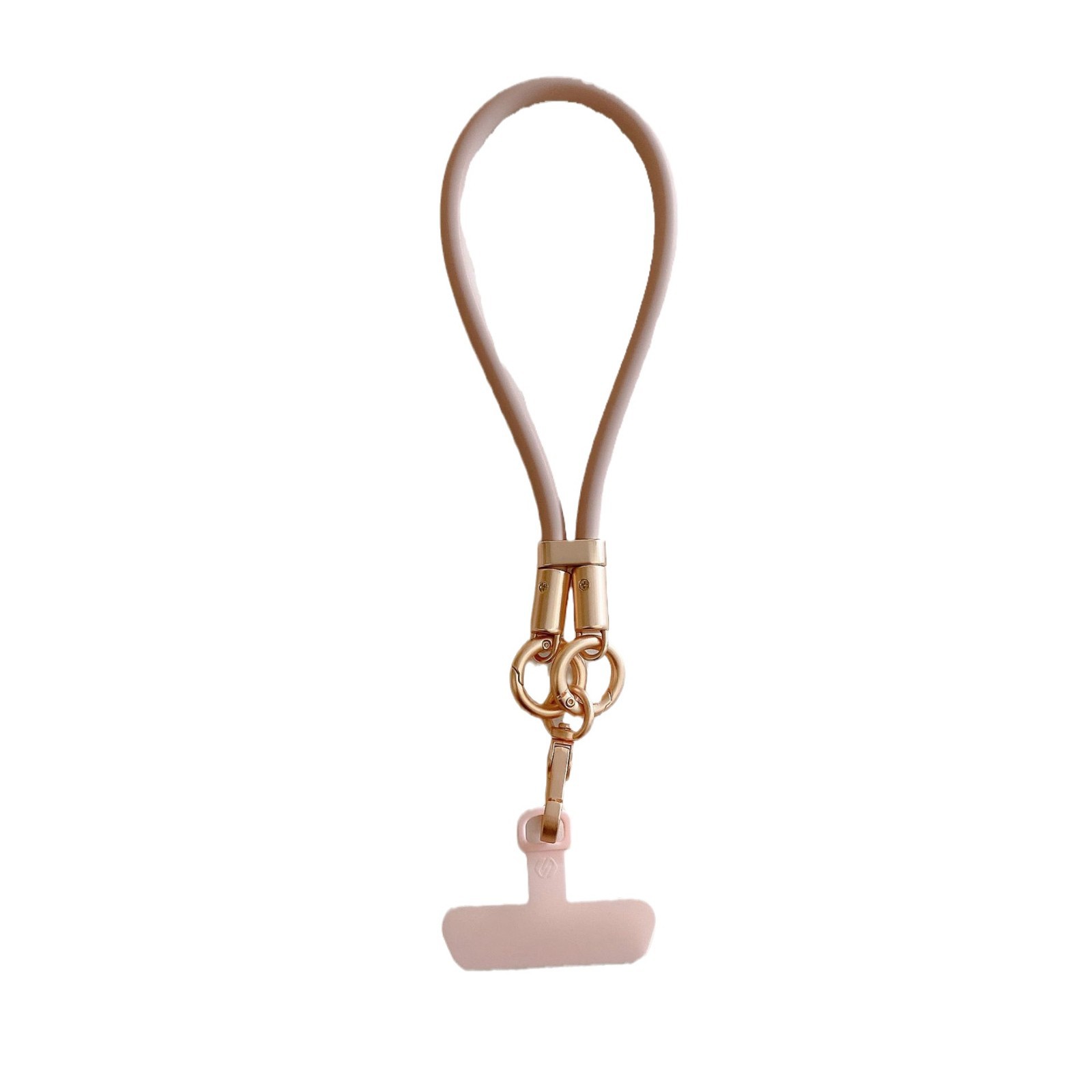 Silicona líquida cordón corto para teléfono móvil junta pulsera corta funda para teléfono móvil anti-pérdida para exteriores cadena de muñeca cuerda corta