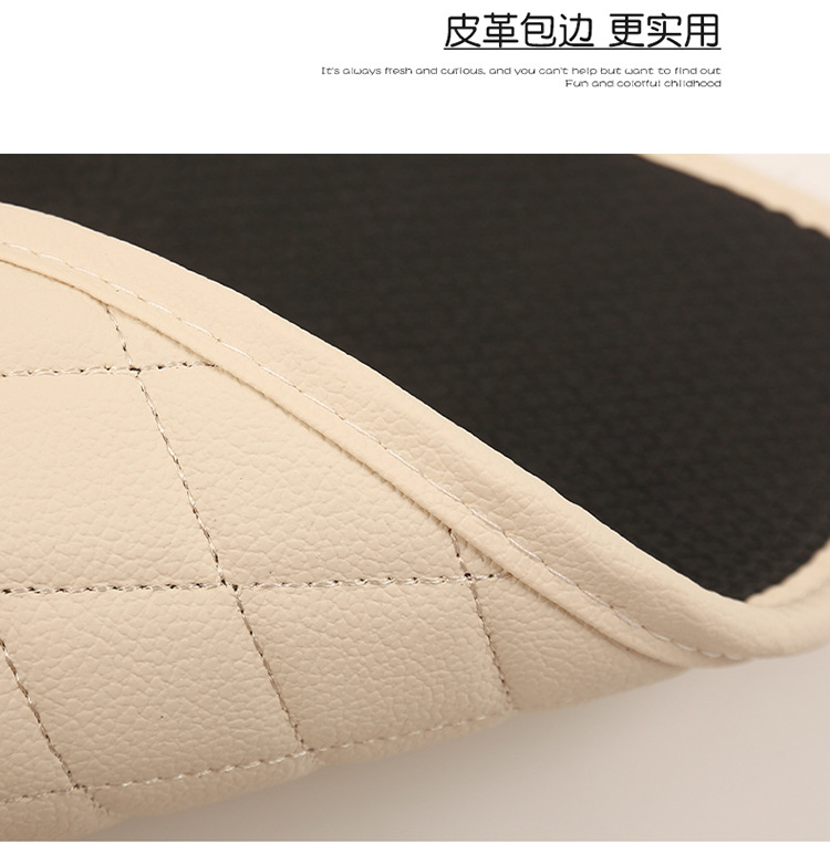 Car Seat Back Anti-Kick Pad Car Seat Back Pad Anti-Dirty Pad with Storage Bag Children's Rear Anti-Kick Pad