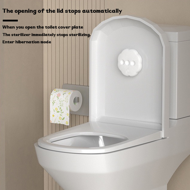 国境を越えた新しいトイレインテリジェント紫外線ポータブルミニ滅菌および消毒ランプ家庭用 USB 充電式滅菌器|undefined