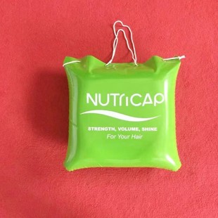 Manufacturer Customized Event Gift Pvc Transparent Inflatable Double-Layer Pillow Creative Air Pillow Transparent Pillow Bag