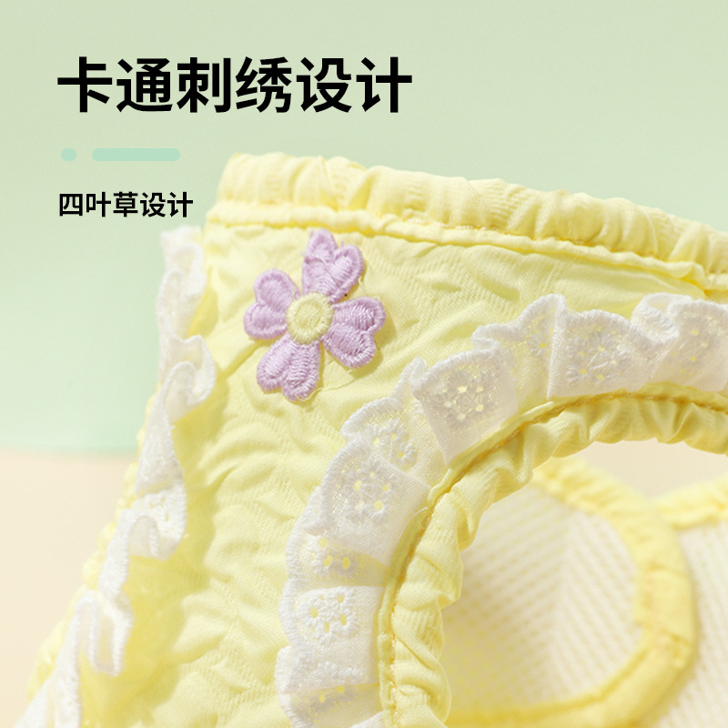 Cuerda de tracción para gatos para evitar que se libere. Correa para el pecho con chaleco para gatos para perros pequeños.