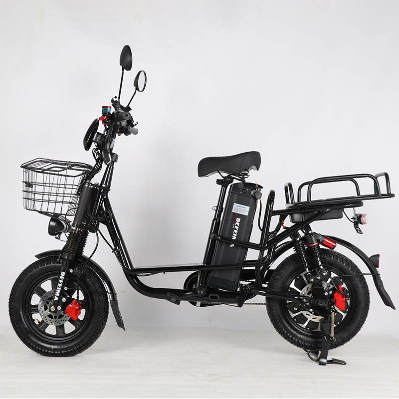 Two-wheeled electric scooter rental, Central Asian foreign trade electric scooters, delivery electric vehicles, long-range range for food delivery in Russia during winter