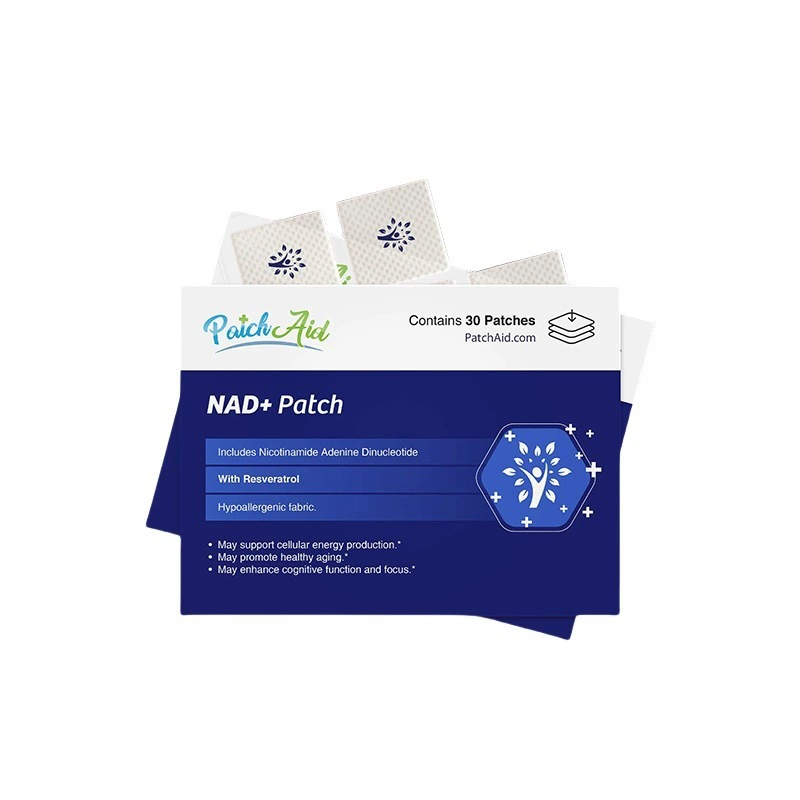 Пластырь для ухода за телом NAD+ Top-cal от PatchAid заботится и успокаивает тело.