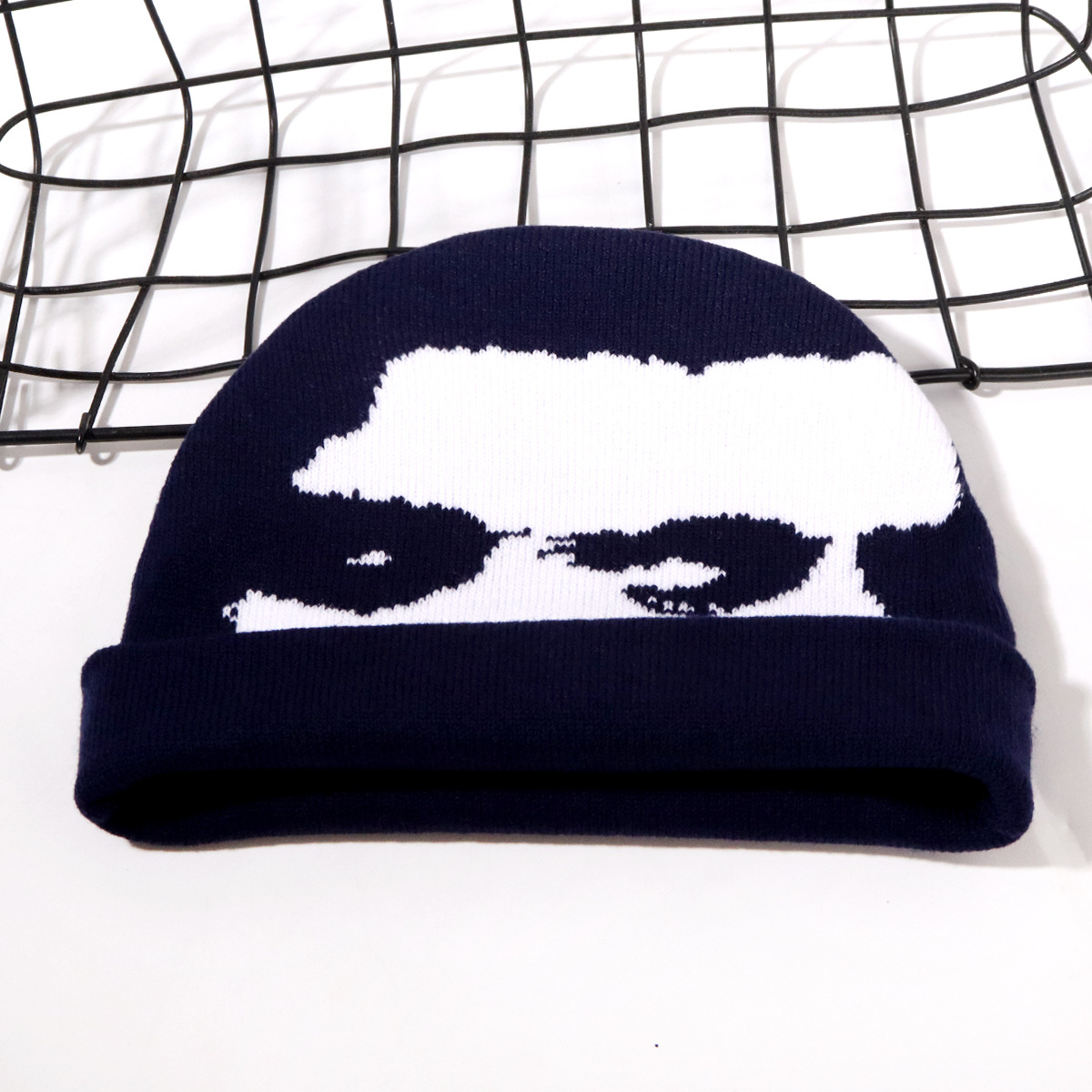 Unisex Mode persoonlijkheid Niche imago trend gebreide muts casual buitensporten paardrijden warm_voghion.com