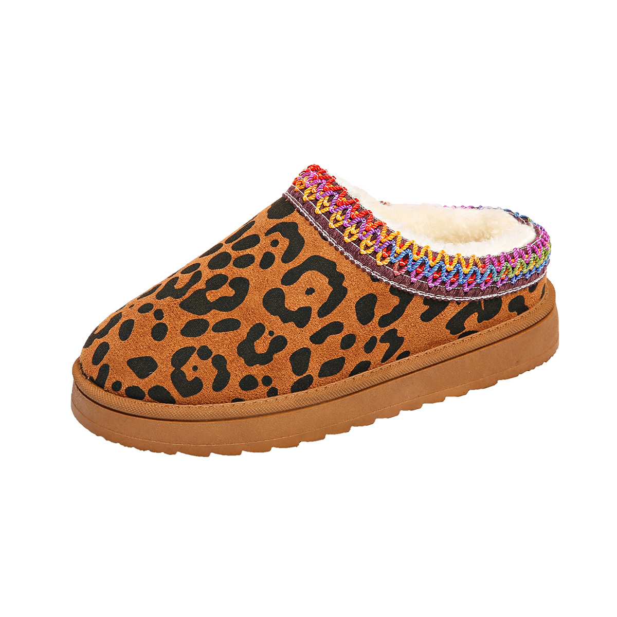 Demi-season insulated slippers for leisure platform