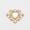 Factory direct sales of heart -shaped rhinestones and alloy disk drill lolitadiy clothing head jewelry bow jewelry accessories
