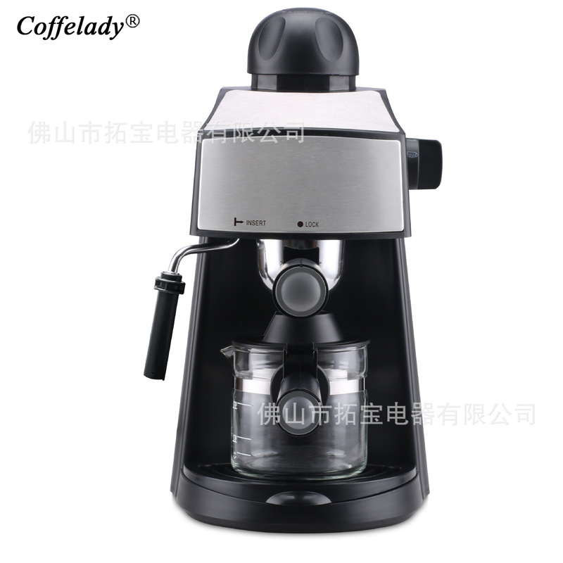Coffelady3.5Bar Italian Steam Coffee Machine Knob Operation Pump Coffee Machine with Milk Froth Coffelady3.5Bar Italian Steam Coffee Machine Knob Operation Pump Coffee Machine with Milk Froth