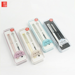 Dianshi stationery student stationery non-splashing fine-tip fountain pen with positive grip creative student ink pen DS-774