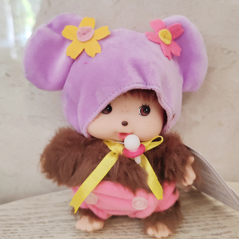 Monchic mengqiqi15CM pequeño vestido muñeca de felpa colgante bolso colgante producto transfronterizo buen producto nuevo producto