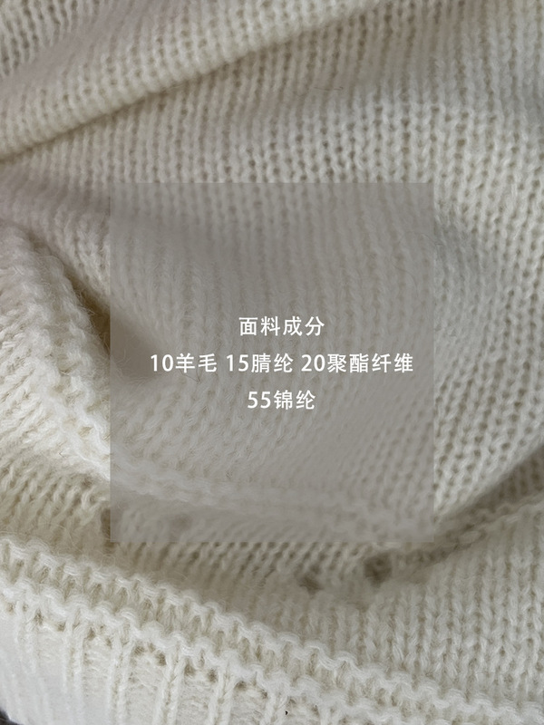 江左 奶糖毛衣 奶乎乎的镂空针织宽松显瘦针织开衫女秋季 J8905|undefined