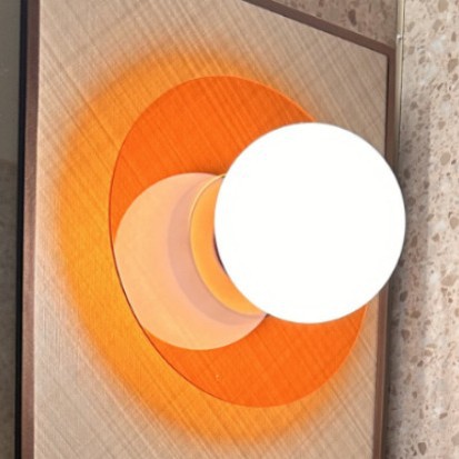 Wholesale Nordic Modern Star Lamp for Hallway and Living Room Background Wall Decoration, Bedside Macaron Wall Lamp, Iron Art