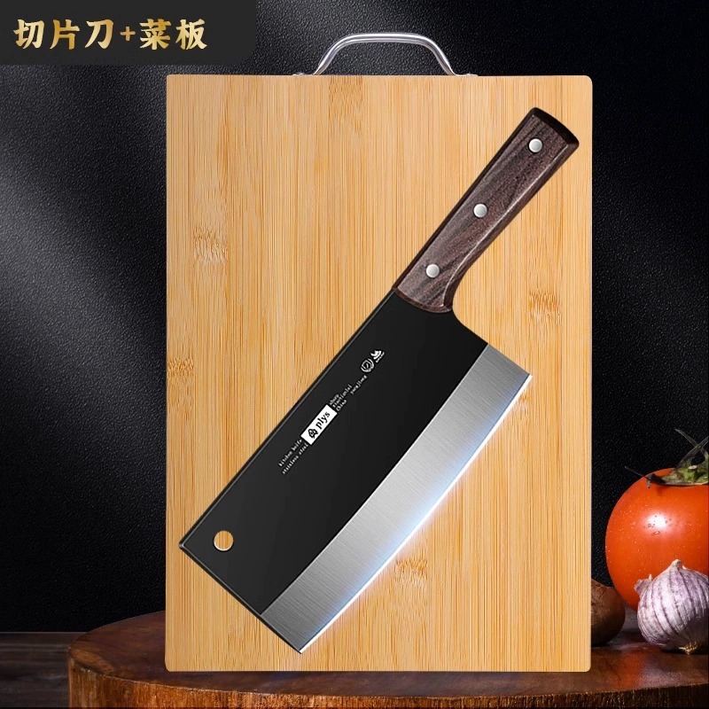 Factory Yangjiang cuchillo de cocina de acero inoxidable ultrarrápido cortador afilado cuchillo de corte de huesos de platos de cocina set no