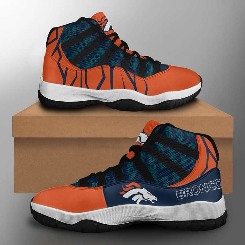 NFL American rugby Buffalo Bill Team Black and White bottom printing customizable men's high-top basketball shoes NFL American rugby Buffalo Bill Team Black and White bottom printing customizable men's high-top basketball shoes