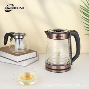 Foreign Trade Electric Water Kettle Household Glass Water Kettle Automatic Power Off Health Water Kettle Water Kettle Large Capacity Water Kettle
