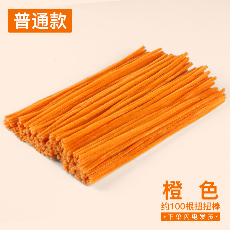 Macaron de color, raíz de pelo, cifrado, bricolaje hecho a mano, barra de torsión, venta al por mayor, juguetes para niños, paquete de material de arte