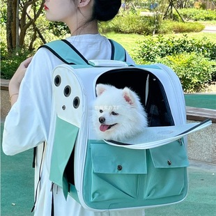 Large Cat Bag, Portable Space Capsule Pet Supplies Backpack, Portable Cat School Bag, Large Capacity for Two