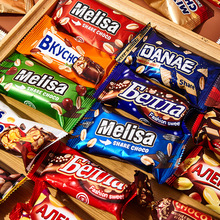 原装进口俄罗斯混合糖果满月糖批发散装巧克力紫皮糖年货喜糖结婚