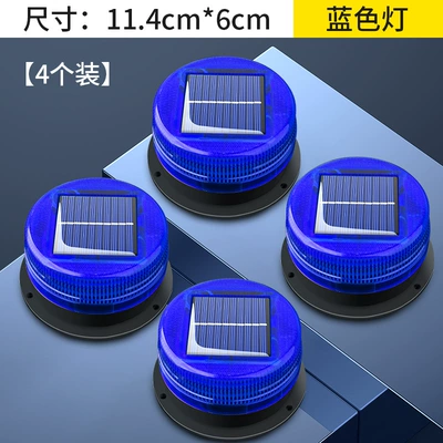 Other lights: Night Safety Warning Flash - ceiling-lamp-strong-magnetic-adsorption-blue-light-4-pieces