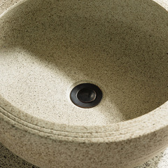 BB4C wholesale washbasin column-style sink ceramic minimalist small apartment bathroom outdoor integrated