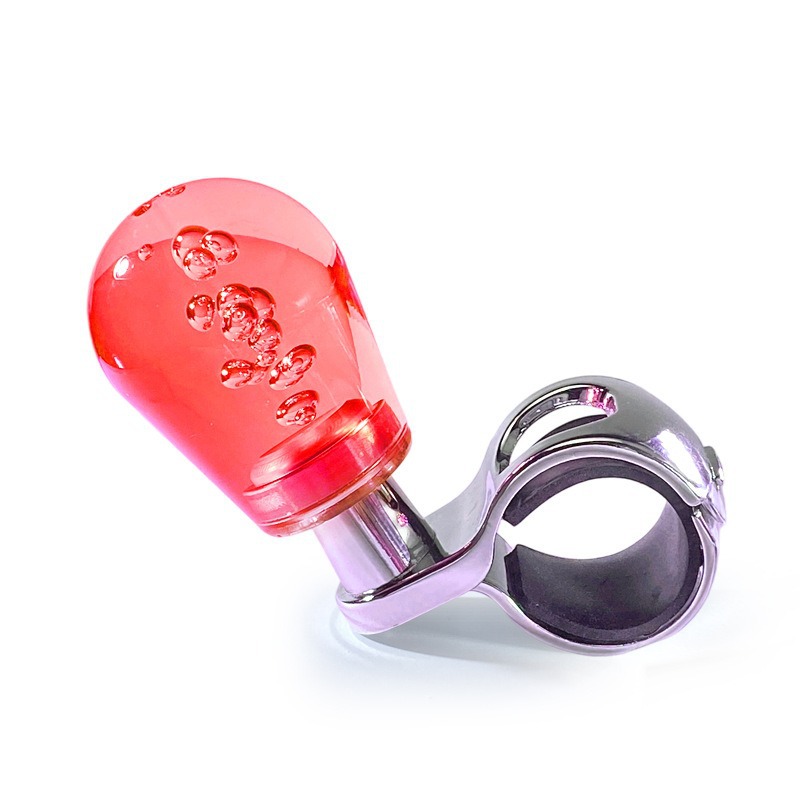 Cross-Border Hot Selling Crystal Acrylic Steering Wheel Power Ball Bearing Type 360 ° Labor-Saving Auxiliary Steering Ball