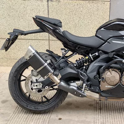 Motorcycle exhaust pipe – silencer exhaust pipe