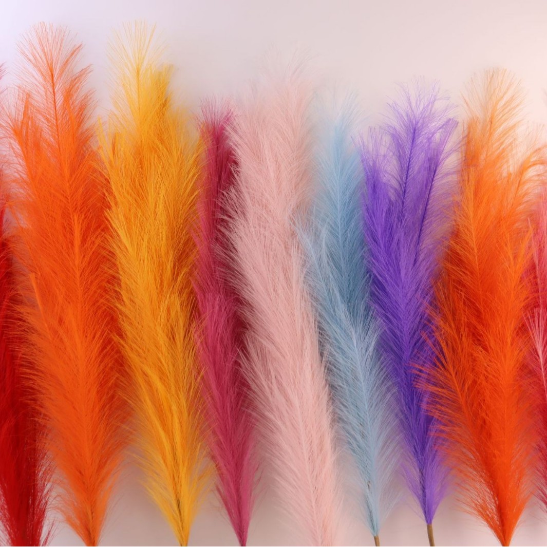 Ramo Floral 12 Ramitas — Juncos Artificiales Tipo Fuegos Artificiales