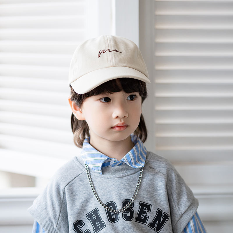 Los niños gorra de béisbol primavera y verano Corea moda niños y niñas patrón de onda casual pico Cap marea sombrero bebé al aire libre