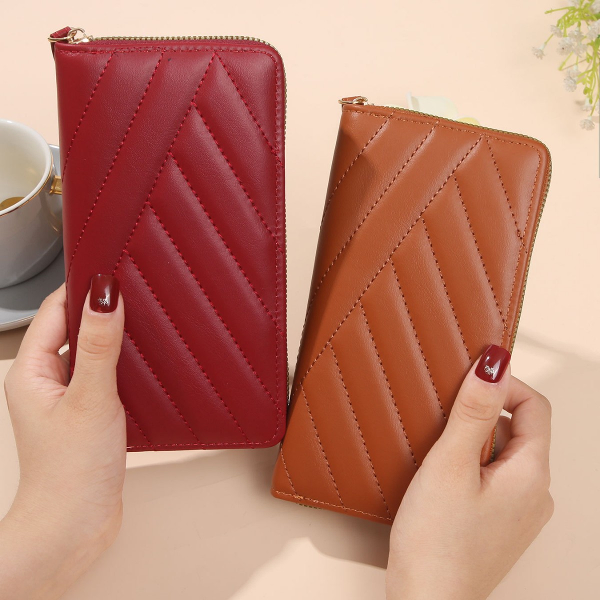 Nuevo bolso de damas con cremallera simple color sólido pequeño bolso de estudiantes fresco gran capacidad