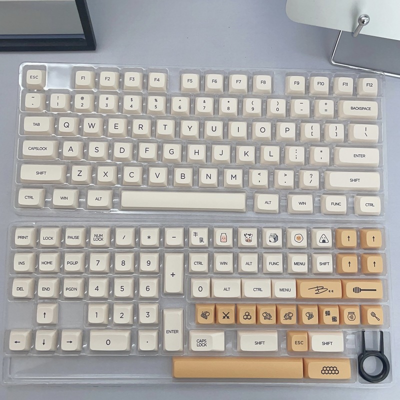全透明水晶键帽 DIY客制化机械键盘通用键帽132键大全套 透明键帽|undefined