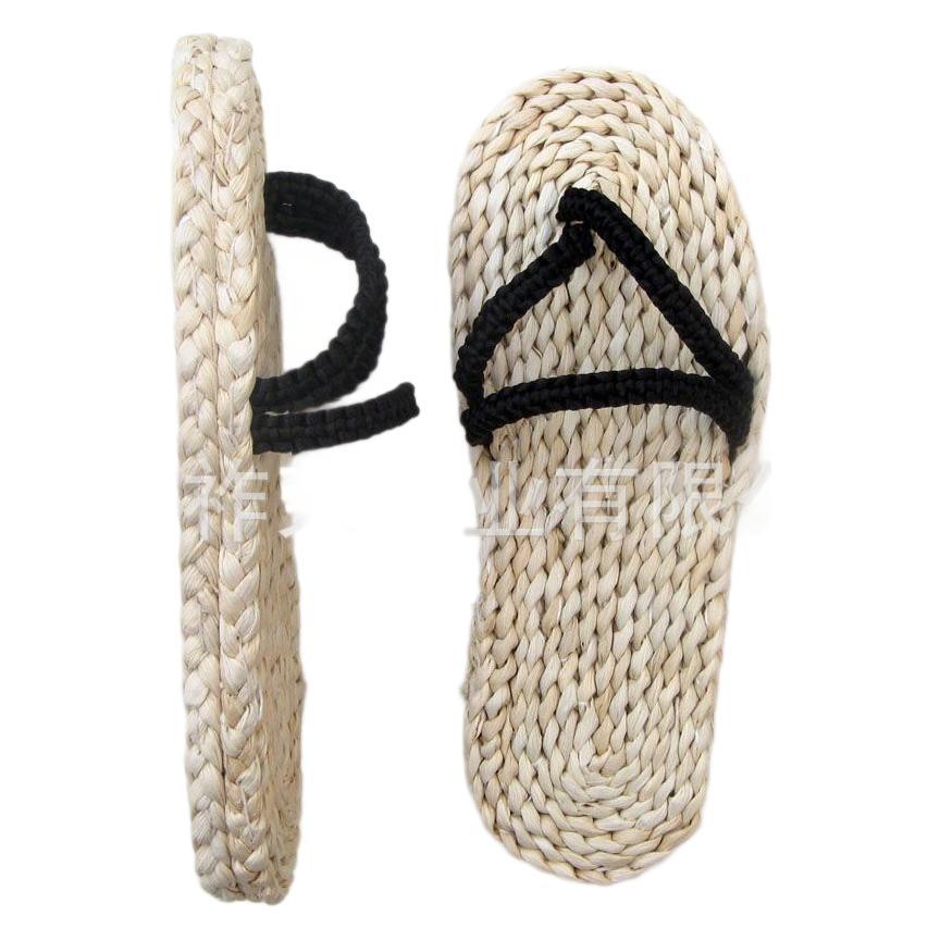 Xiangxi puro tejido de paja mano cuerda de cáñamo hombre verano relajado retro ejército rojo rendimiento nacional de cáñamo sandals