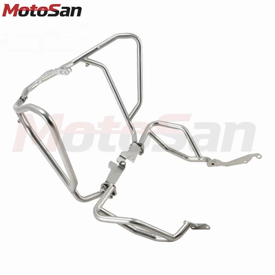 Suitable for Honda Crf1100L Africa Twin Adventure Dct Stainless Steel Bumper (Motorcycle bumper) - 1-set-stainless-steel-silver