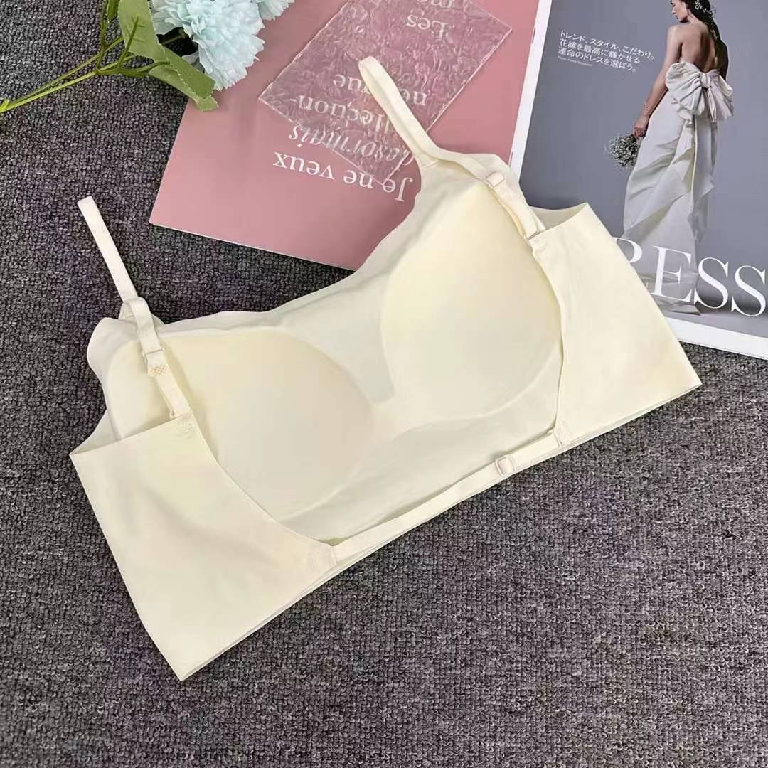 Nueva taza fija sin marcas de alta calidad chaleco de dama sin anillo de acero bra de yoga ropa interior deportiva mujer al por mayor