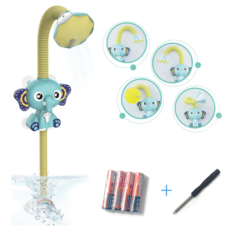 Envío libre de agua eléctrica rábano ducha submarina rociador interior para niños bebé baño Juguetes