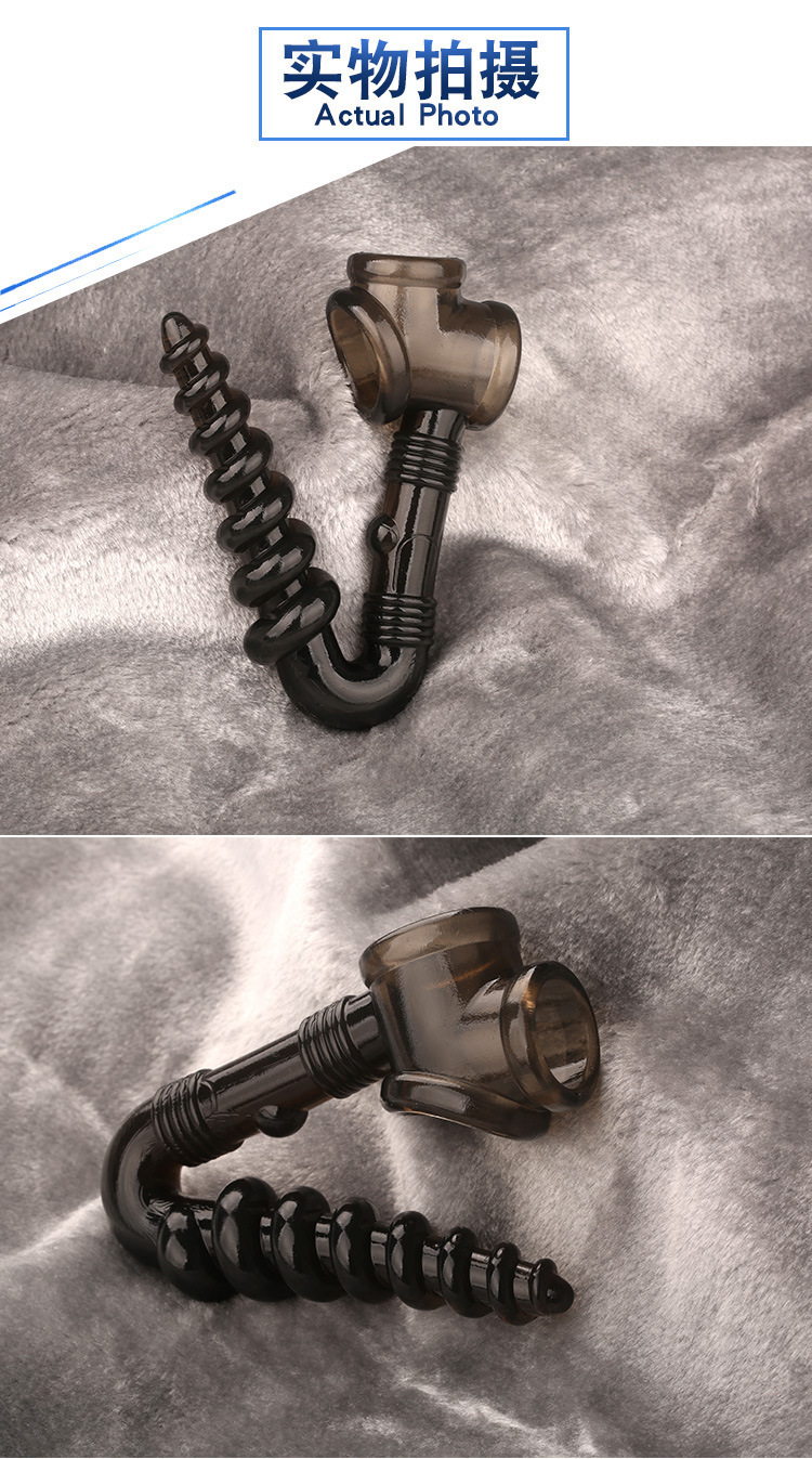 Spiral Anal Plug Prostate Massager for Men, Manual TPE Expander Toy — detail image 7