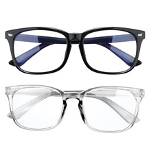 X 61601 Retro Square Frame Blue Light Glasses ����ƽ�⾵