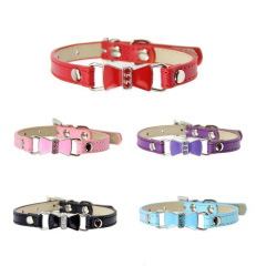 厳選スポット蝶ネクタイpu犬牽引ロープペットアクセサリー猫ネックレスペット首輪用品choice