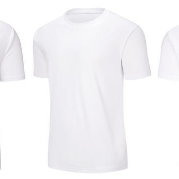 2025 secado rápido adulto verano camiseta de campo de entrenamiento de color sólido competencia de cuello redondo disparador logotipo de succión de sudor secado rápido